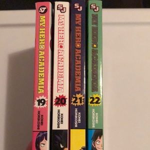 My Hero Academia vol 19,20,21,22 (4 books)